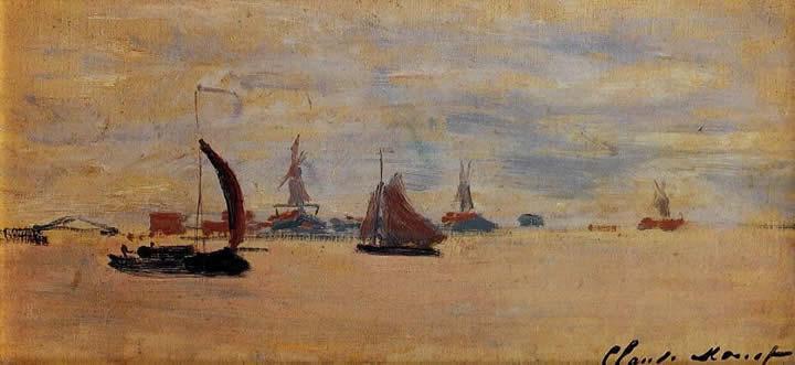 Claude Monet View of the Voorzaan
